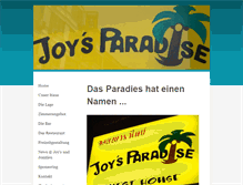 Tablet Screenshot of joysparadise.com